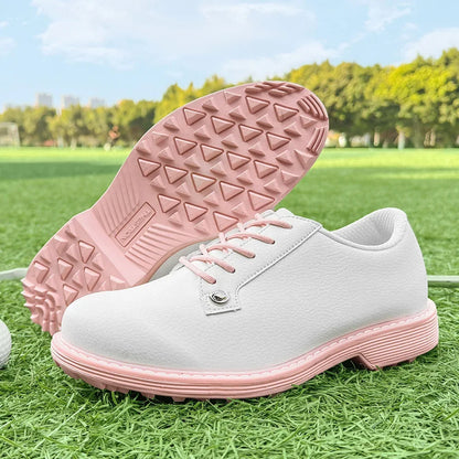 StrideX BloomGrip — Orthopedic Women’s Waterproof Spikeless Golf Sneakers