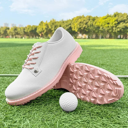 StrideX BloomGrip — Orthopedic Women’s Waterproof Spikeless Golf Sneakers