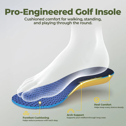 Fitville Pro-GreenEase V5 - Orthopedic Golf Shoes