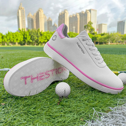 Thestron LuxeWalk – Unisex Waterproof Orthopedic Spikeless Golf Sneakers
