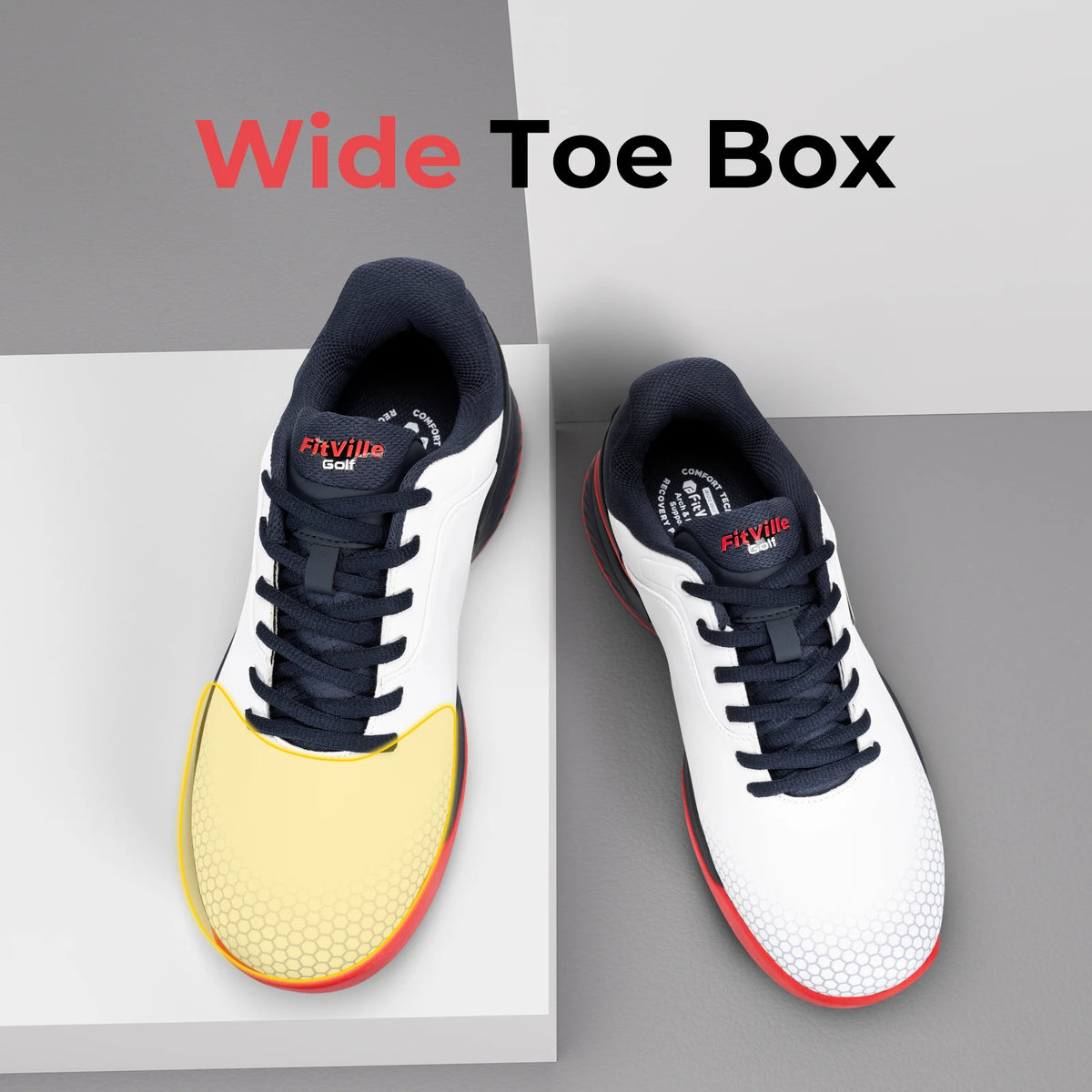 FitVille SpeedEx V1 - Orthopedic Golf Shoes