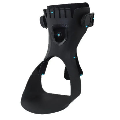 Ortho-max foot drop splint (AFO) - Adjustable Hybrid Foot Drop Brace with Dial System - (One Piece)