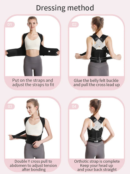 Lumbar Back Braces - Posture Corrector