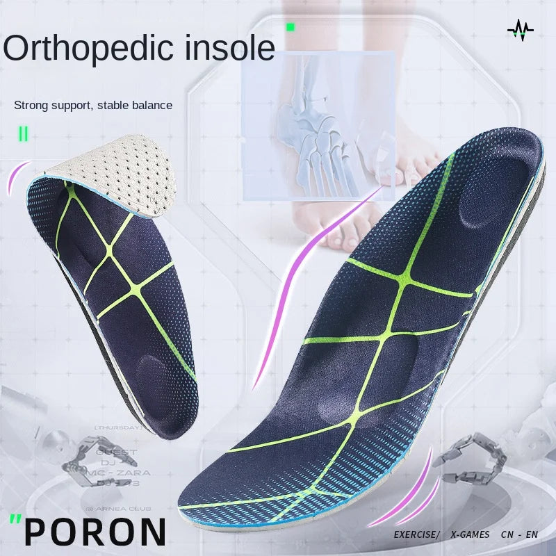Carbon Fibre Non-Collapsible Arch Support Orthotic Insoles