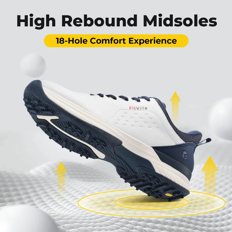 FitVille Pro-SpeedEx V5 - Orthopedic Golf Shoes