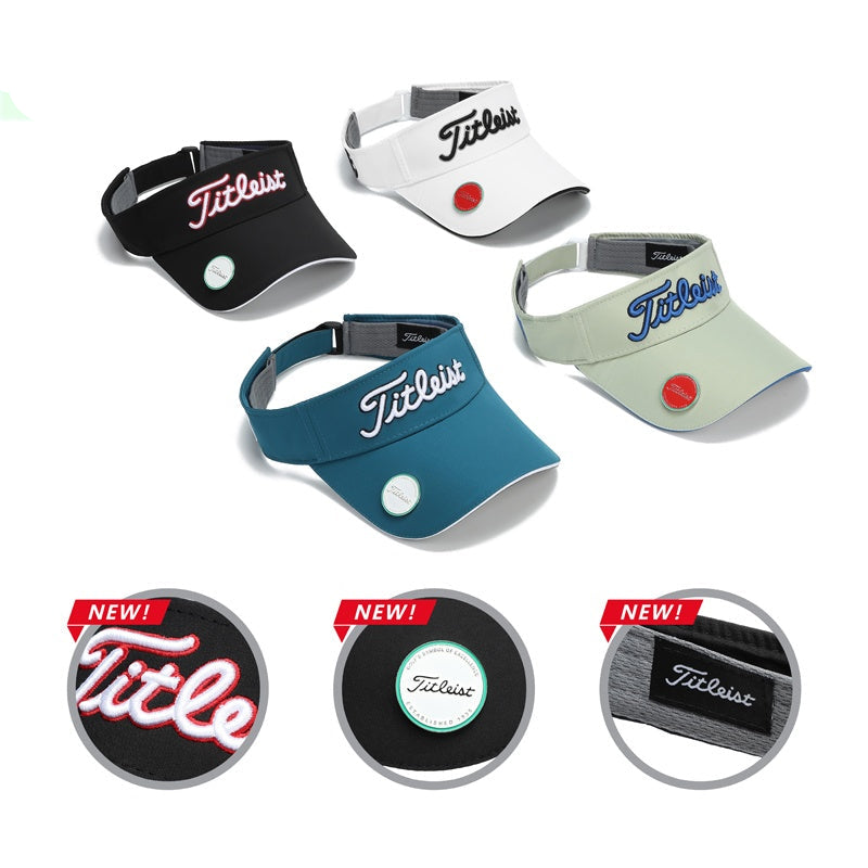 Titleist ProV1 Performance Golf Visor- With Magnetic Ball Marker