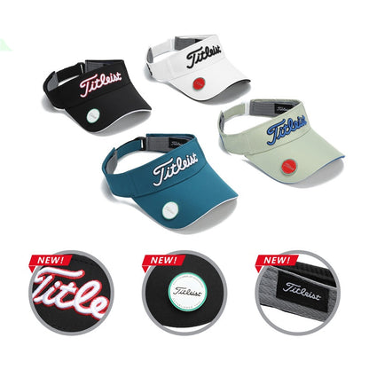 Titleist ProV1 Performance Golf Visor- With Magnetic Ball Marker