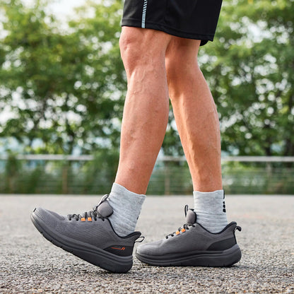 FitVille Men's Cloud Wanderer V24- Orthopedic Slip-Ons Walking Shoes