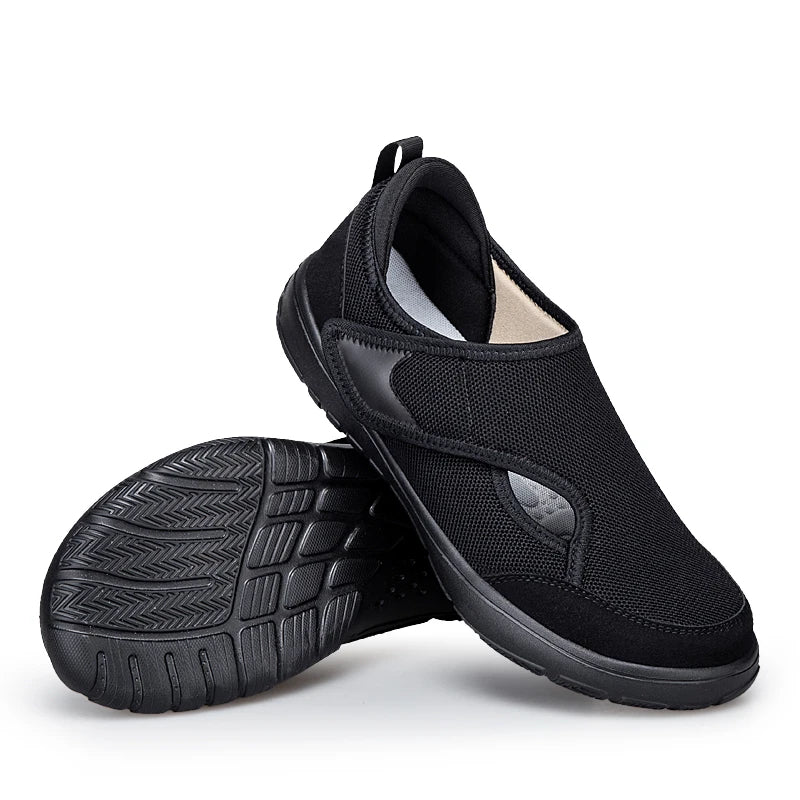 StrideEase Diabetic Orthopedic Comfort Shoes – Extra-Wide Fit with Adjustable Closure