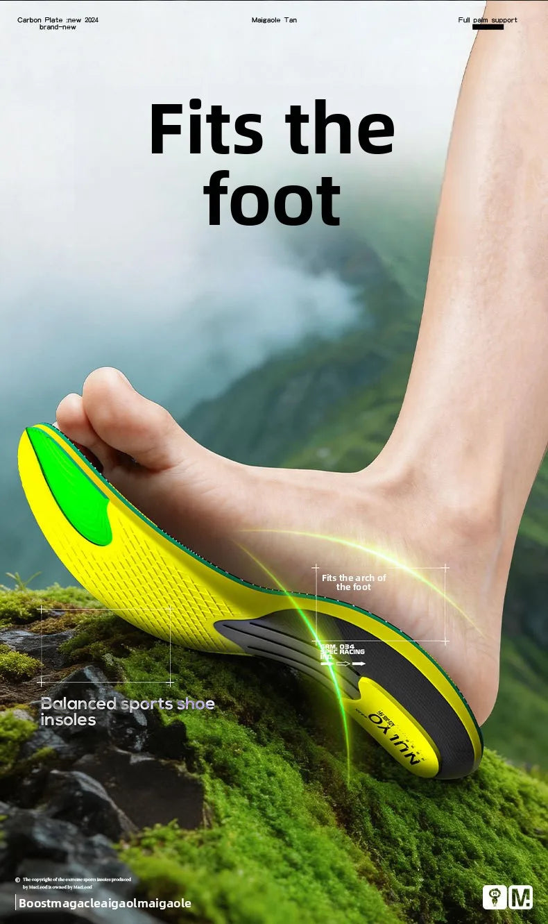 Anti-Torsion TPR Non-Collapsible Arch Support Orthotic Insoles