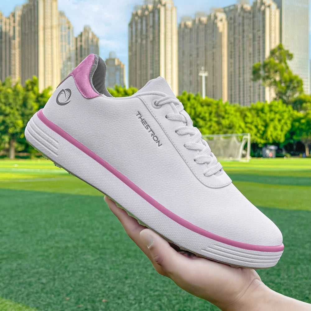 Thestron LuxeWalk – Unisex Waterproof Orthopedic Spikeless Golf Sneakers