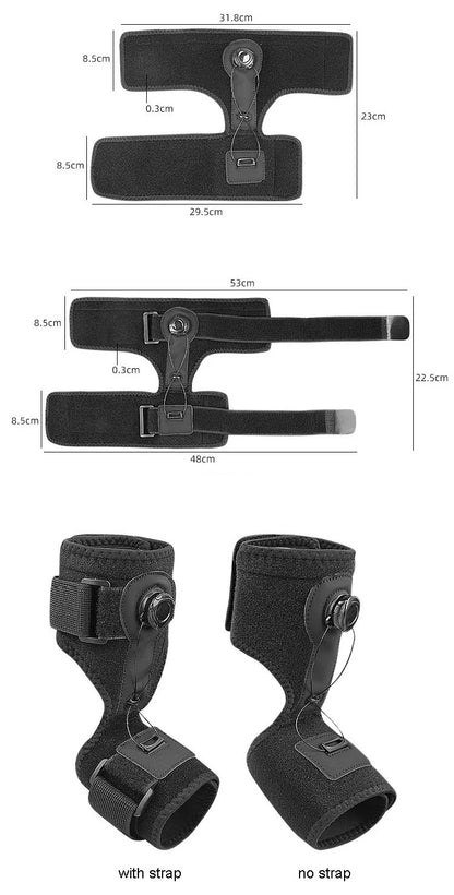 FLEXI Foot AFO - Adjustable Ankle Support Brace with Dial System - (One Piece)