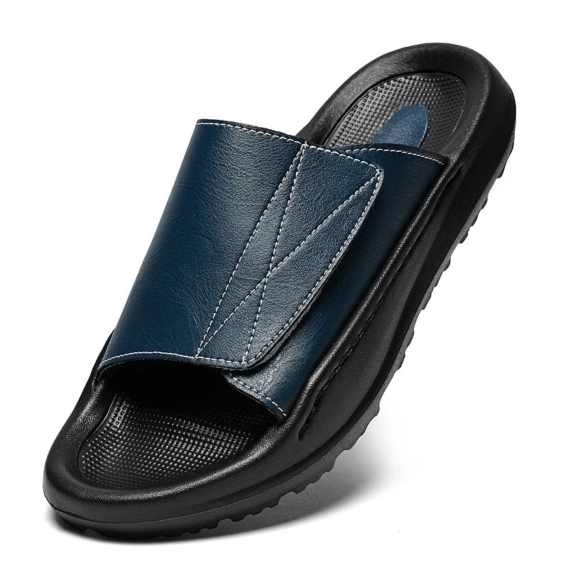 StrideX FlexiWalk Orthopedic Slides – Arch Support & Plantar Fasciitis Comfort Sandals