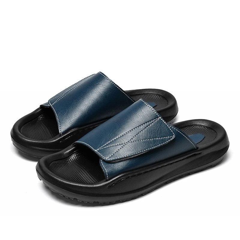 StrideX FlexiWalk Orthopedic Slides – Arch Support & Plantar Fasciitis Comfort Sandals
