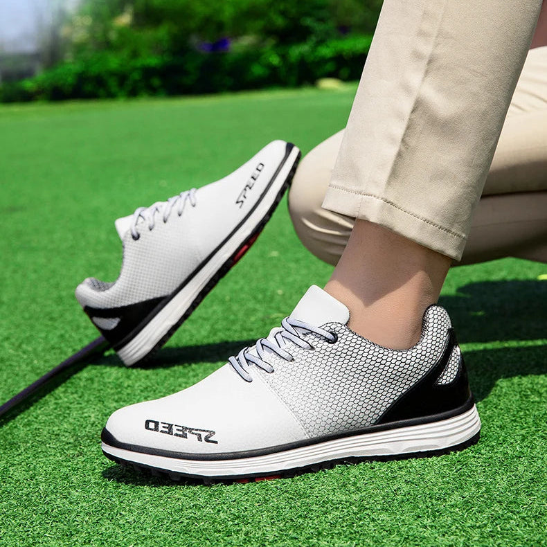 All-Season ProFlex Men’s Golf Shoes – Breathable, Shock-Absorbing Performance Sneakers