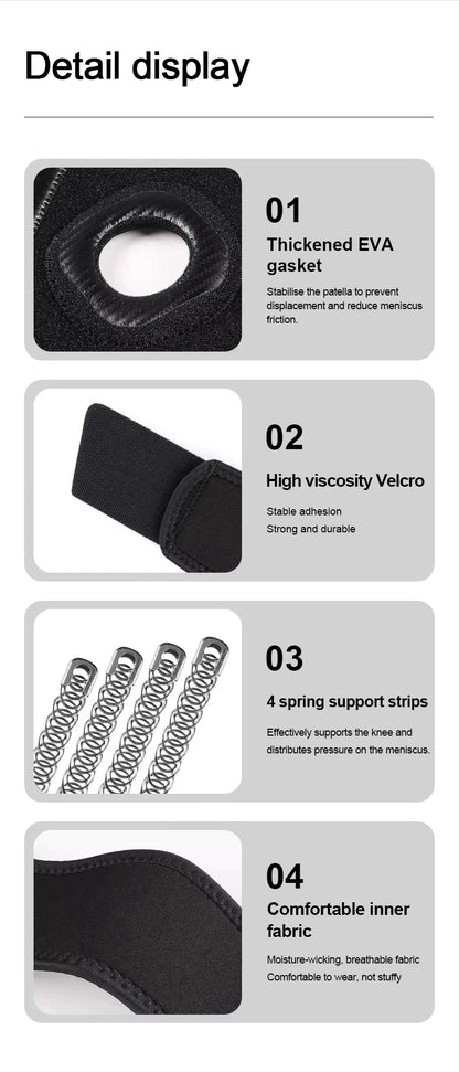 Thera Knee Brace Stabilizer – Hinged Brace for Sports , Workouts and ACL Injuries