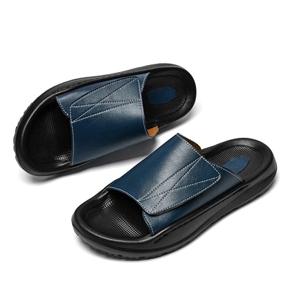 StrideX FlexiWalk Orthopedic Slides – Arch Support & Plantar Fasciitis Comfort Sandals