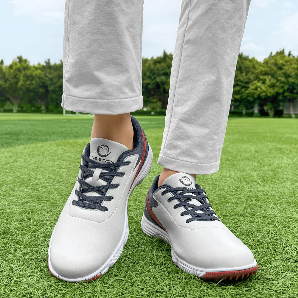 EliteStride Luxe – Men’s Waterproof Orthopedic Golf Sneakers