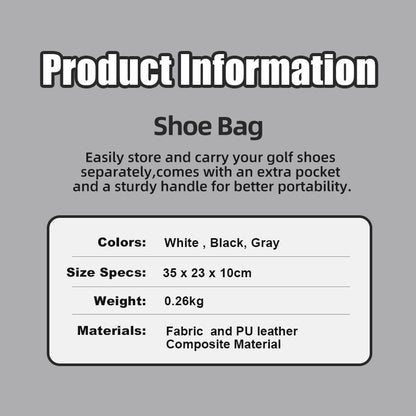 Playeagle Golf Boston Shoe Bag