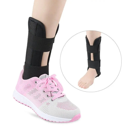 OrthoGuard Rigid Ankle Stabilizer Brace with Aluminium Support Splints