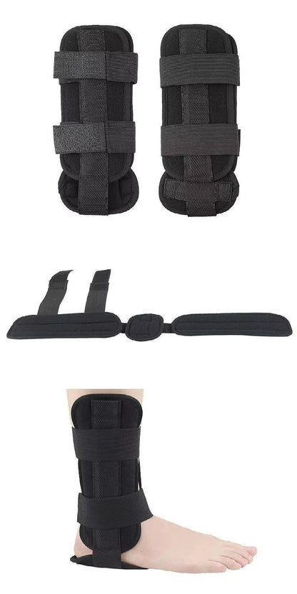 OrthoGuard Rigid Ankle Stabilizer Brace with Aluminium Support Splints