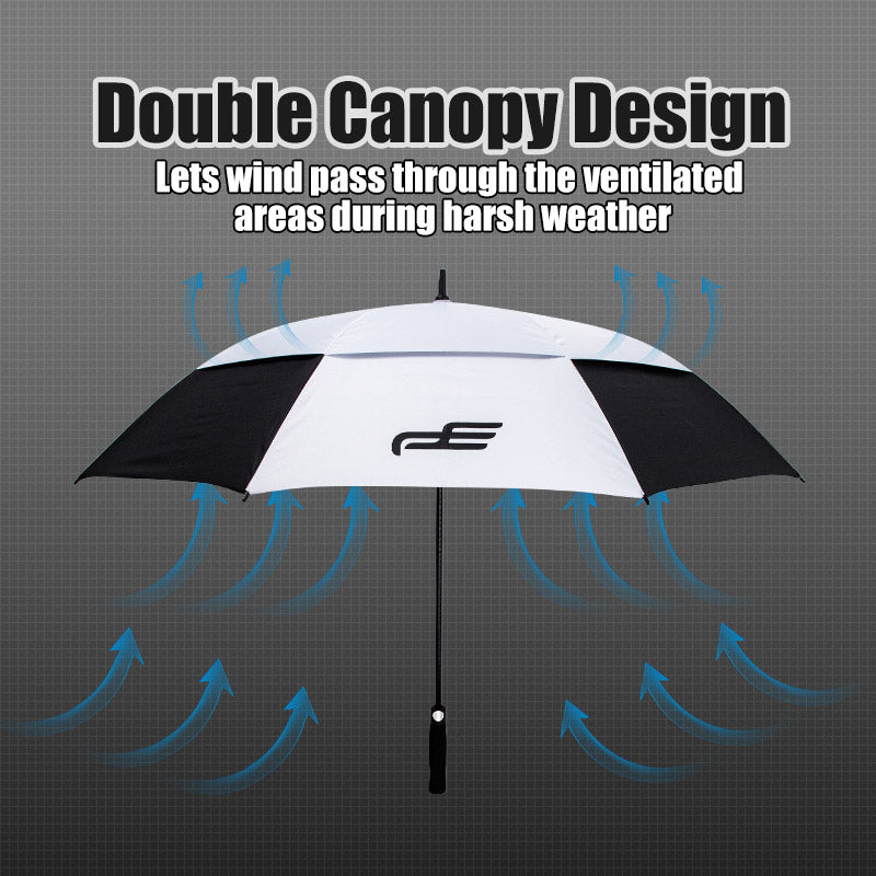 Playeagle StormShield Pro – Double Canopy UV Golf Umbrella