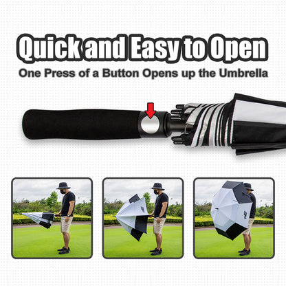 Playeagle StormShield Pro – Double Canopy UV Golf Umbrella