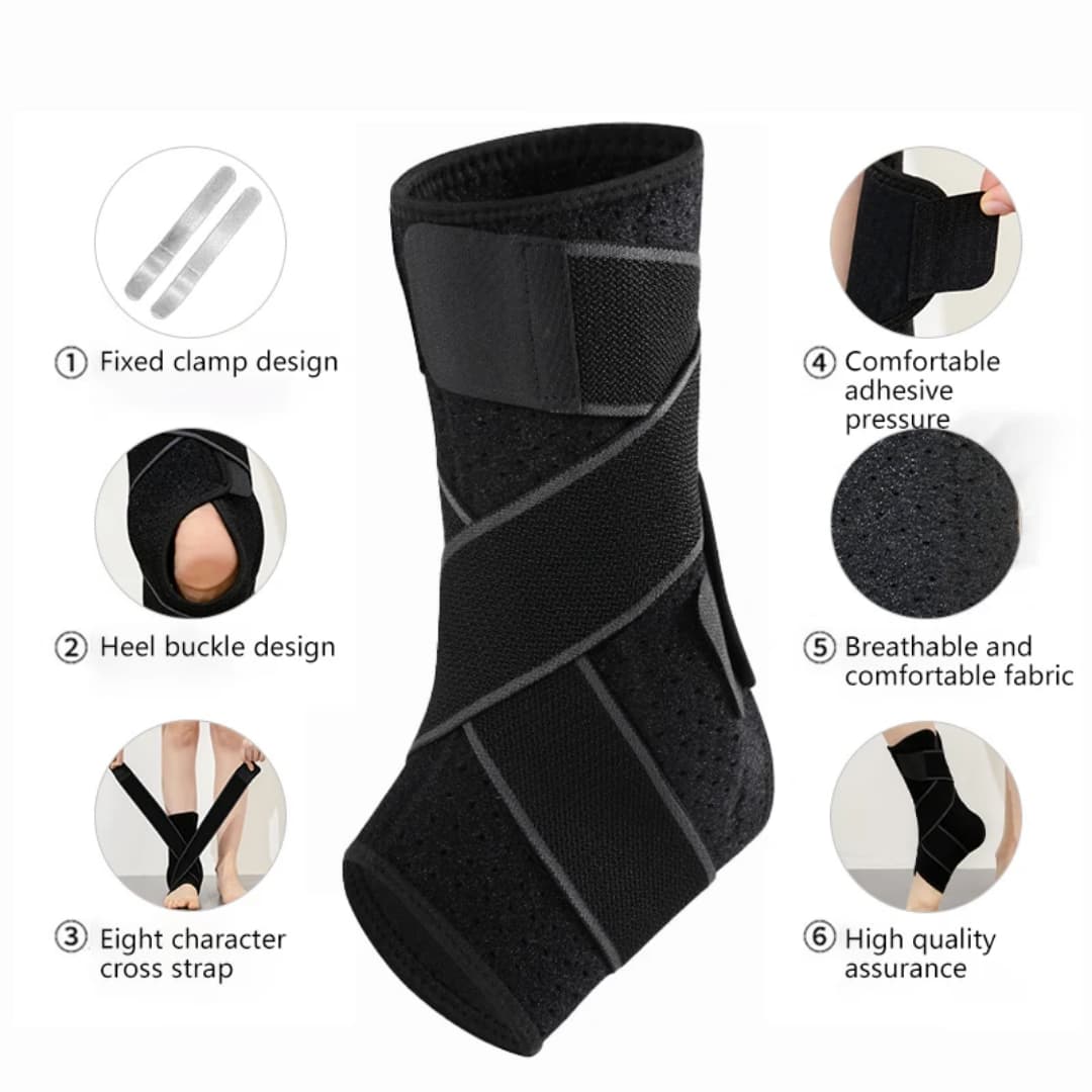 Orthonix Ankle Support Brace – With Dual Aluminum Stabilizers