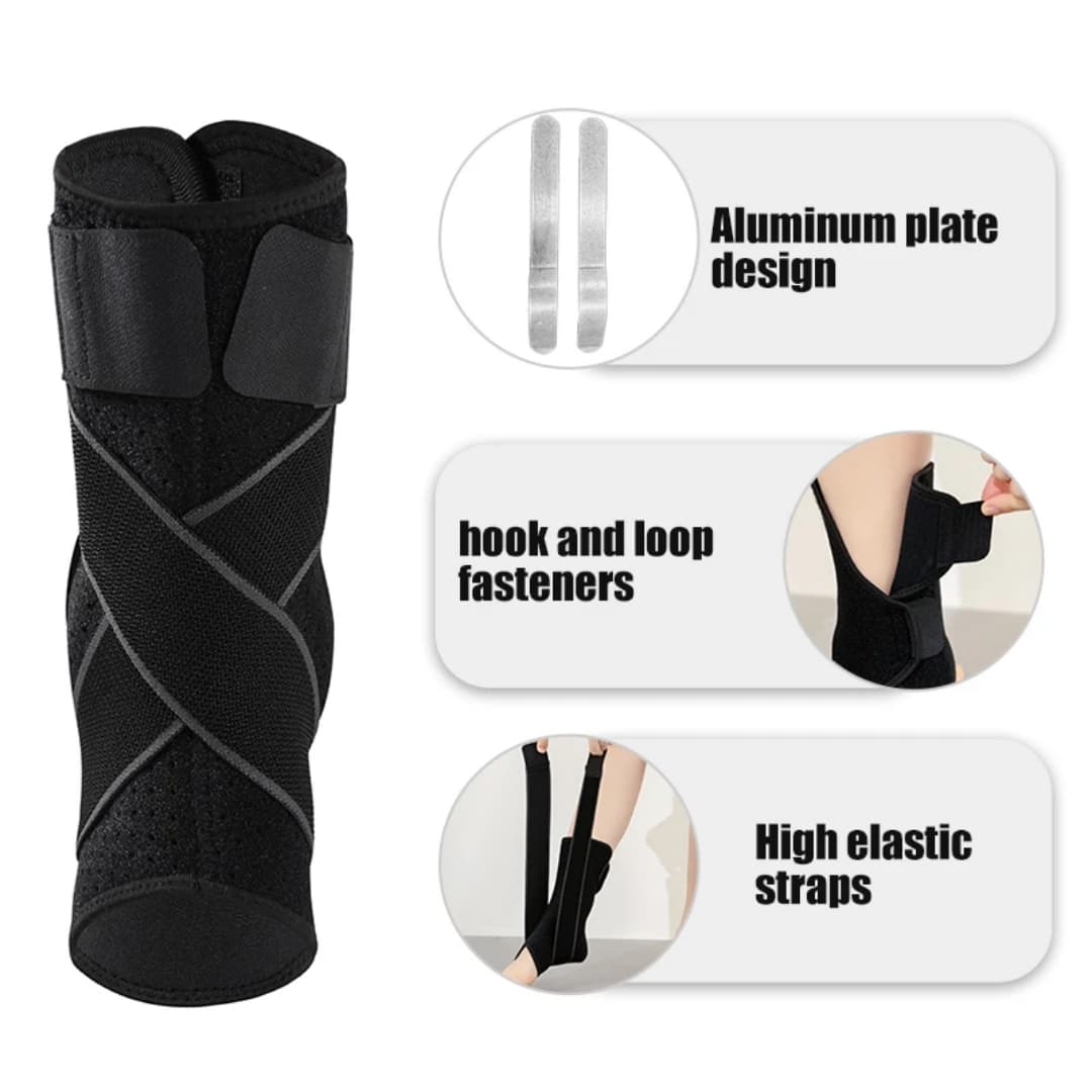 Orthonix Ankle Support Brace – With Dual Aluminum Stabilizers