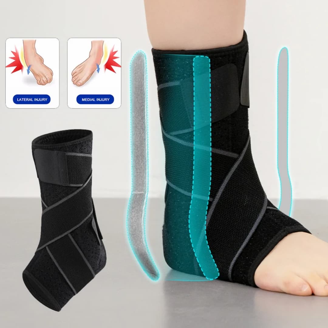 Orthonix Ankle Support Brace – With Dual Aluminum Stabilizers