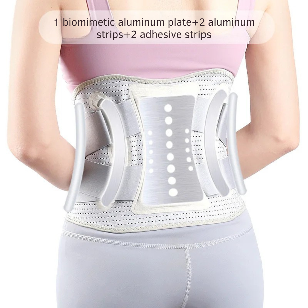 Lumbar Corset Belt with Aluminum Stabilizers