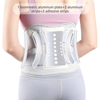 Lumbar Corset Belt with Aluminum Stabilizers