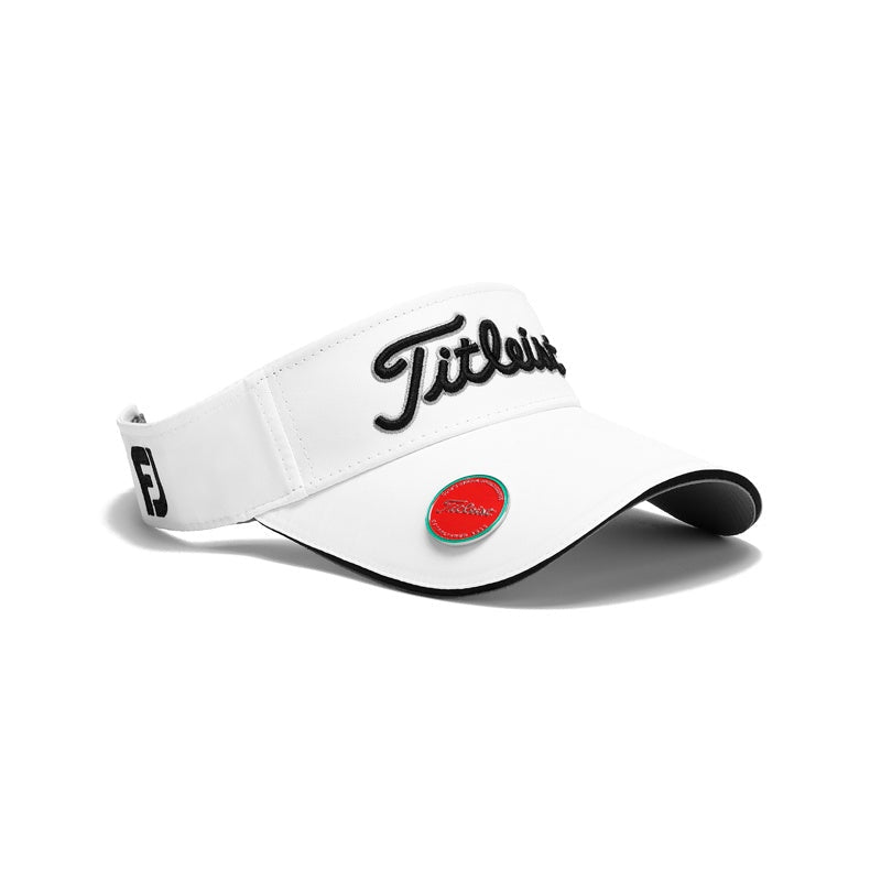 Titleist ProV1 Performance Golf Visor- With Magnetic Ball Marker