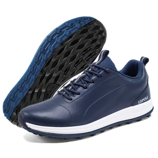 DeepBlue Links - Men’s Orthopedic Waterproof Spikeless Golf Sneakers