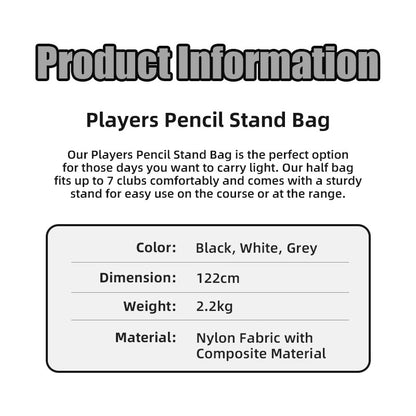 PlayEagle Players Pencil Stand Bag