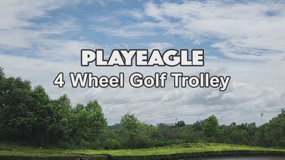 PlayEagle 4-Wheel Golf Trolley