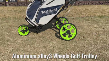 PlayEagle Lightweight 3-Wheel Golf Trolley
