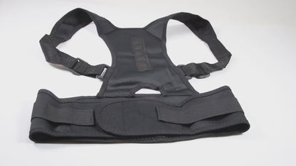 OrthoAlign Premium Adjustable Posture Corrector with Lumbar Support