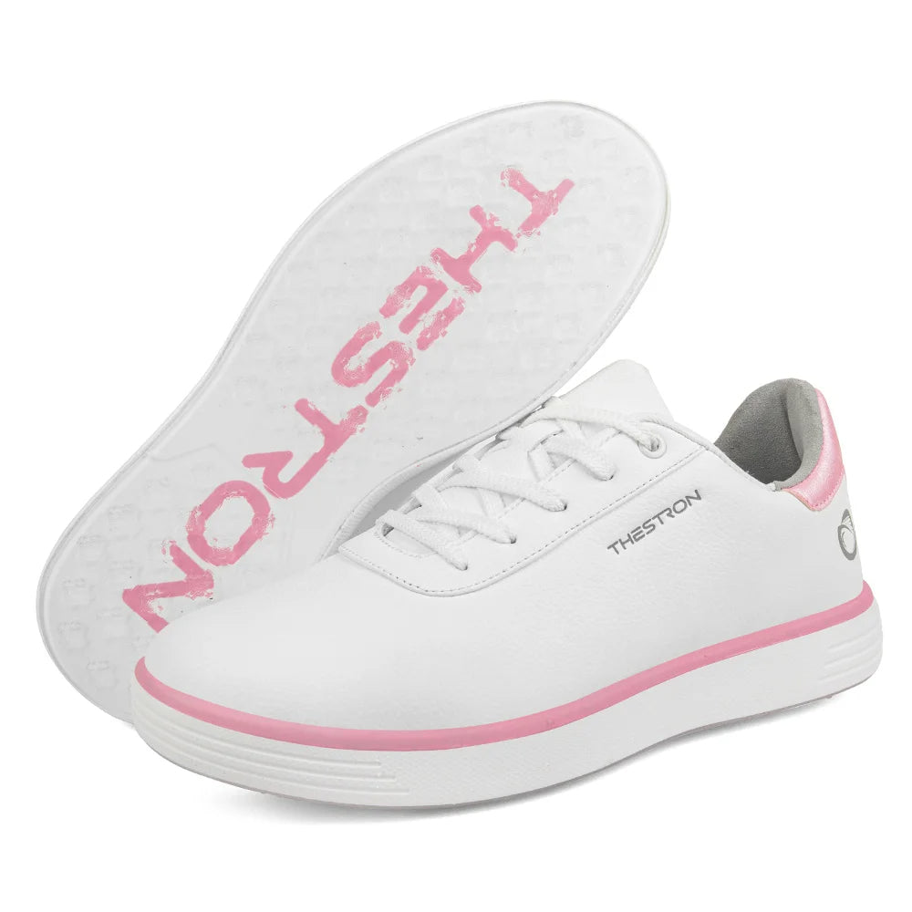 Thestron LuxeWalk – Unisex Waterproof Orthopedic Spikeless Golf Sneakers