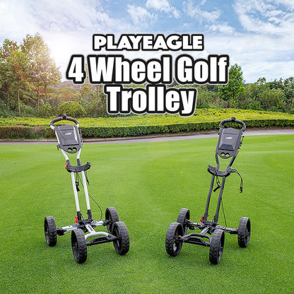 PlayEagle 4-Wheel Golf Trolley