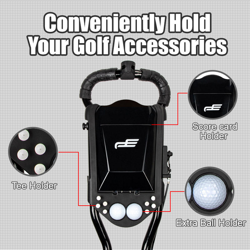 PlayEagle 4-Wheel Golf Trolley