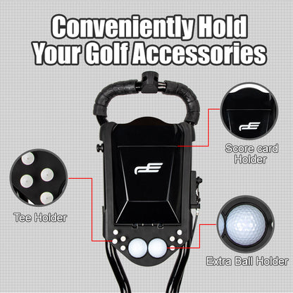 PlayEagle 4-Wheel Golf Trolley